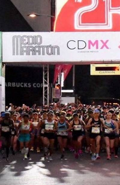 Mueren dos corredores en el Medio Maratón de la CDMX