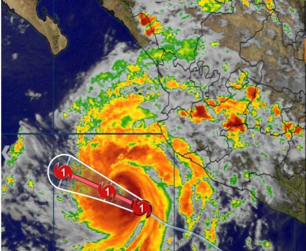 Dora se intensificó a huracán categoría 1 en el Océano Pacífico