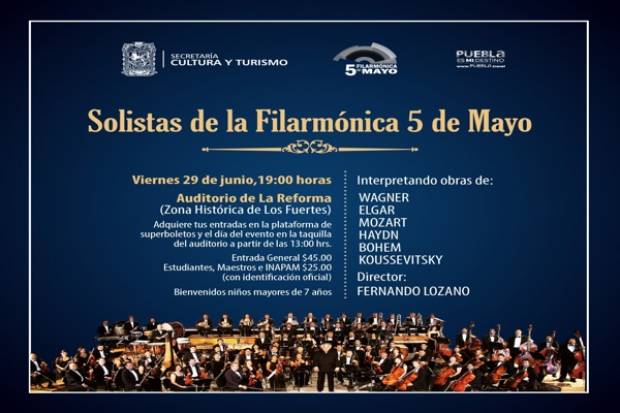 La Filarmónica 5 de Mayo cierra primer semestre 2018 con extraordinario concierto