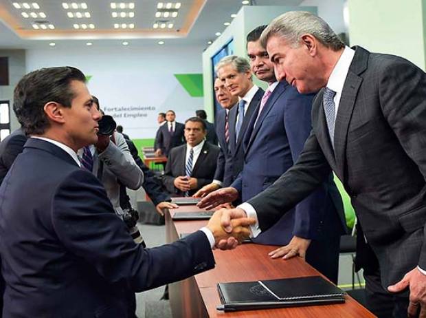 Gali asiste a reunión con EPN para fortalecer el empleo; Puebla registra cifra histórica de fuentes laborales