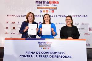 Cero tolerancia a la trata de personas: Martha Erika
