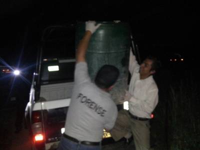 Hallan cadáver calcinado y entambado en Atlixco