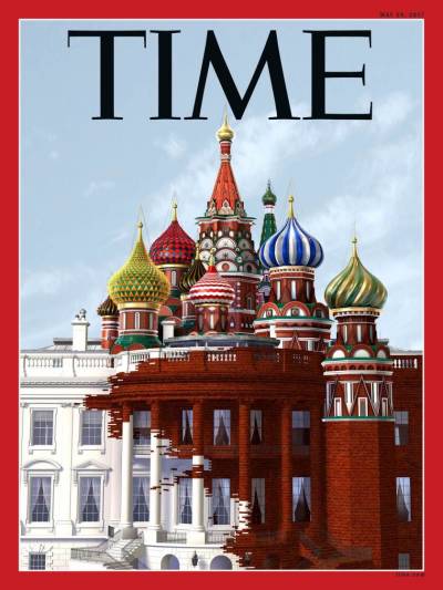 Revista Time reveló en portada la injerencia de Rusia en EU
