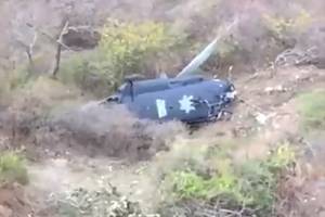 VIDEO: Se desploma helicóptero de la Policía Federal en Jalisco