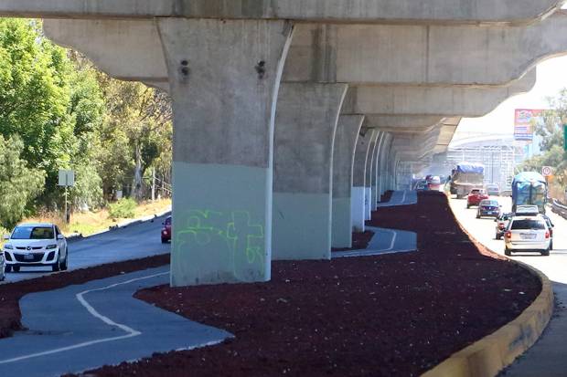 Es definitivo: demolerán ciclovía de la autopista México-Puebla