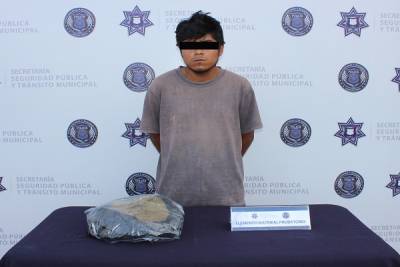 Sujeto en posesión de marihuana fue detenido en la CAPU