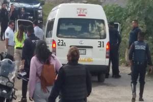 Matan a balazos a chofer del transporte público en Clavijero