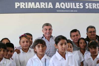 Reconstruyen primaria en San Pedro Atlixco dañada por el sismo