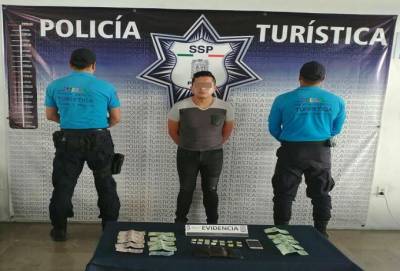 Sujeto en posesión de drogas fue detenido en la colonia Ferrocarrilera