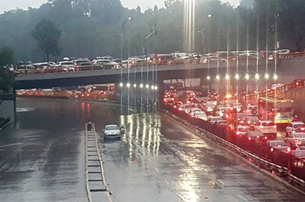 Alerta roja por lluvias en cuatro delegaciones de CDMX