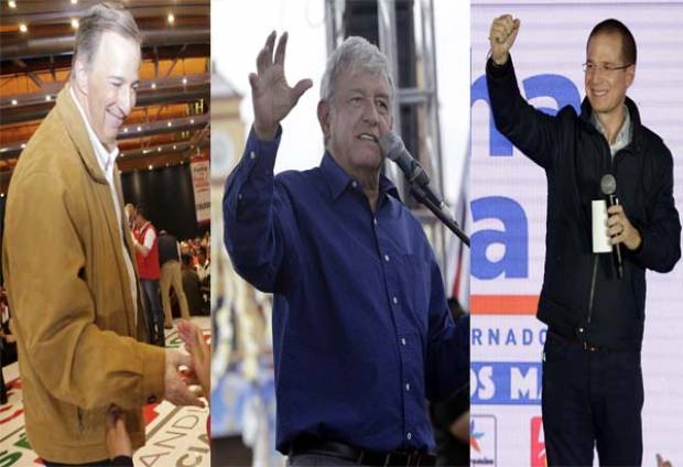 AMLO, Anaya y Meade, ratificados como candidatos a la Presidencia de México