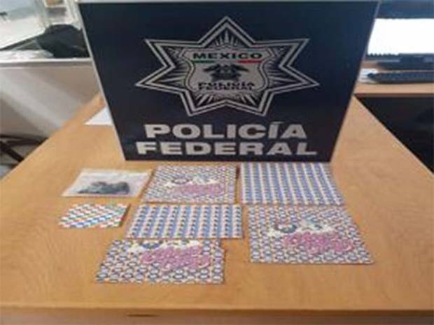 En 2 mil calcomanías enviaron LSD de Colombia a México