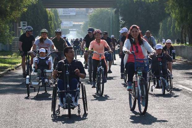 Dinorah López de Gali inauguró paseo dominical incluyente para personas con discapacidad