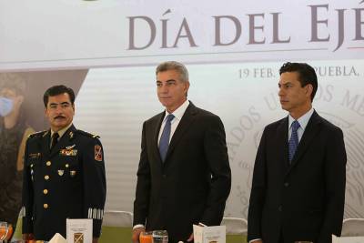 Tony Gali reconoce al Ejército Mexicano que garantiza seguridad para las familias