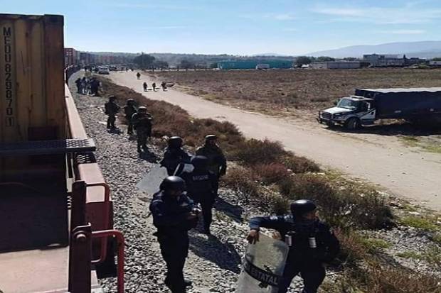 Roban autopartes y juguetes de vagones de tren en Cañada Morelos
