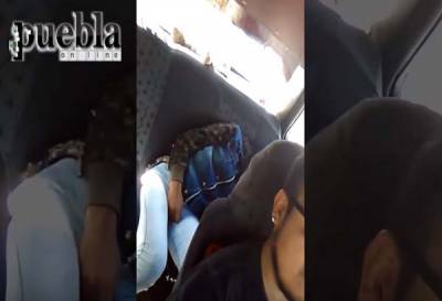 Taxista de Puebla exhibe los peligros que genera la parranda