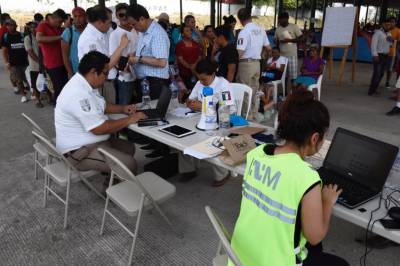 Entregan 111 CURP temporales a Caravana Migrante