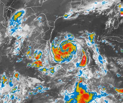 “Franklin” llega hoy a Puebla con tormentas de hasta 300 mm