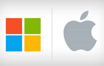 Microsoft destrona brevemente a Apple como la compañía americana más valiosa