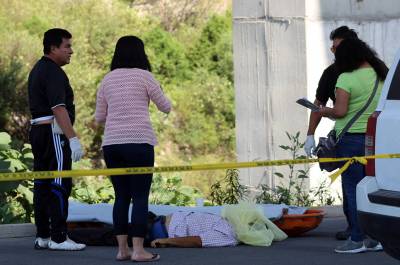 Con disparo en la espalda, encuentran cadáver en puente del Periférico