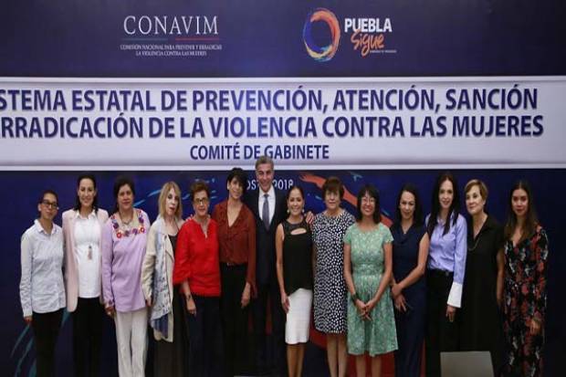 Puebla, ejemplo nacional en prevención de violencia de género: Conavim