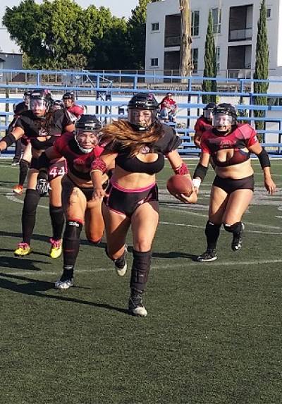 Linces FA derrotó 48-6 a Ronin Ladies en la Liga Élite de Football Lingerie