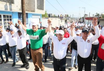 Doger encabeza desfile de la CTM en zona Audi