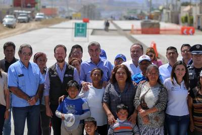 Tony Gali y Luis Banck supervisan avances del bulevar y puente Carmelitas