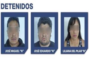 Cayeron ladrones de viviendas con ametralladora en mano en Puebla