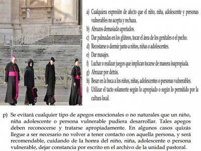 “Evita tocar genitales”, el polémico manual para sacerdotes chilenos