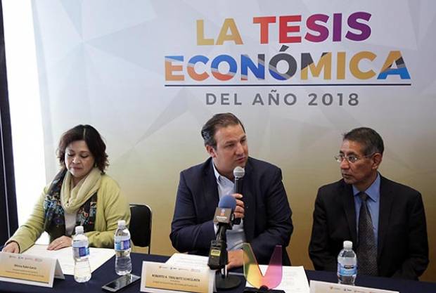 Colegio de Economistas de Puebla lanza el concurso &quot;Tesis del Año 2018&quot;