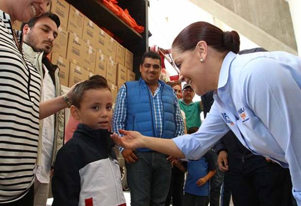 Dinorah López de Gali convoca a voluntarios para reconstrucción