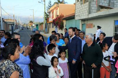 Banck y vecinos de Guadalupe Xonacatepec trabajan para fortalecer la seguridad