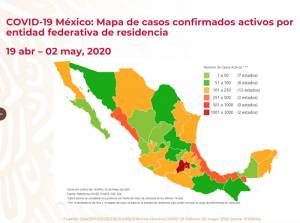 México superó las 2 mil muertes por coronavirus; 22 mil 88 casos positivos