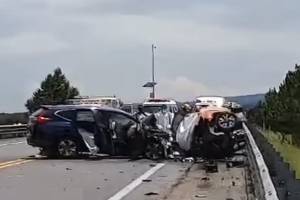 Mueren cinco personas tras accidente en la autopista Amozoc-Perote
