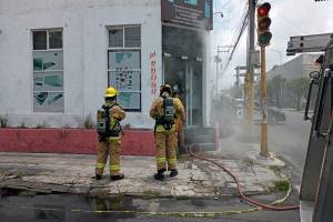 Local de electrodomésticos registró incendio en la colonia Chula Vista