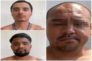 Trío de narcomenudistas con envoltorios de cocaína fue detenido en Puebla