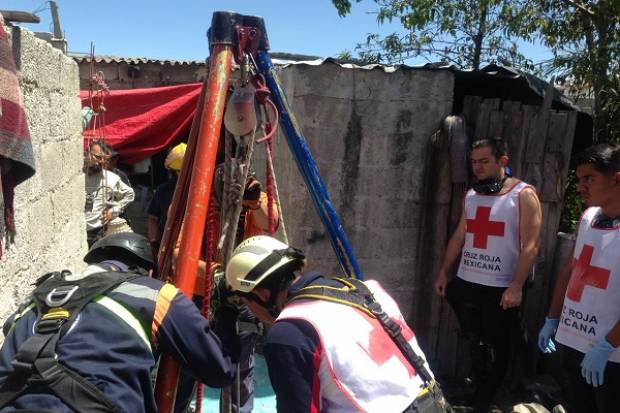 Murió hombre al caer al interior de un pozo en Amozoc