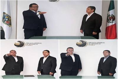 FGE Puebla designa a tres fiscales en áreas especializadas