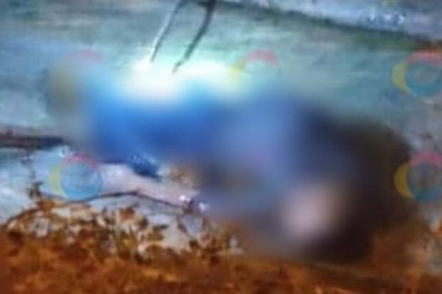 Cadáver de un hombre es hallado en canal de aguas negras en Acapa, Tehuacán