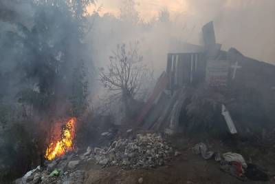Fuego consume una vivienda de la colonia Miguel Hidalgo