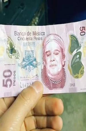 Juan Gabriel se hace viral... en billetes de 50 pesos