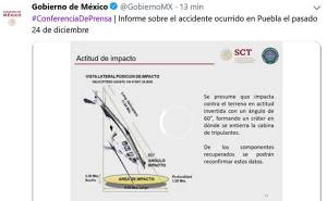 Helicóptero de Alonso-Moreno Valle cayó de forma “inusual”: SCT