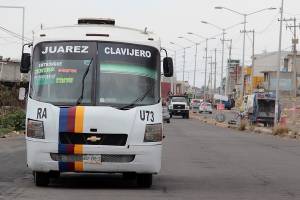 Par de asaltos a transporte público se registró en Puebla