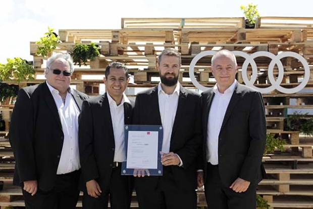 Audi inauguró en Puebla planta de purificación de agua