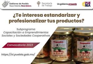 Abren convocatoria de capacitación gratuita para autoempleo y emprendedores en Puebla