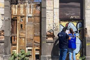 En riesgo, 188 inmuebles del Centro Histórico de Puebla; ya notificaron a sus dueños