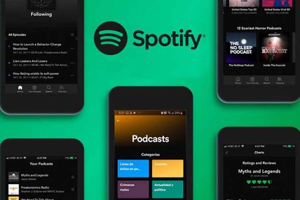 Spotify estaría por lanzar sus podcasts de pago para competir con Apple