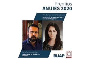 Reconocen a docentes de la BUAP con el premio ANUIES 2020
