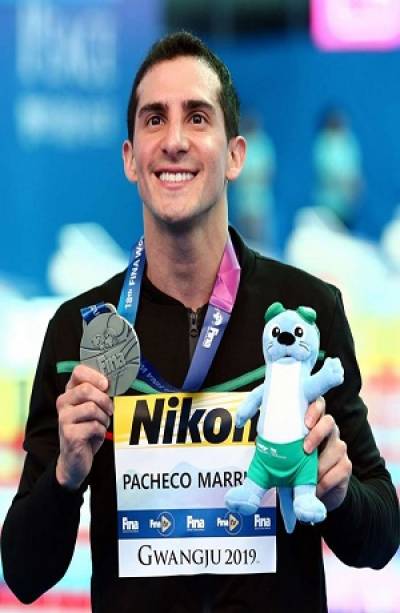 Rommel Pacheco consiguió plata para México en el campeonato mundial de natación